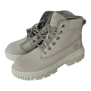 Timberland Light Gray High-Top Lightweight Boots Size 7.5 NWOT